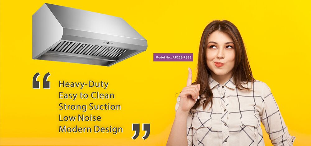 AP238-PS85 Heavy-duty under cabinet range hood with LEDs - Image 3