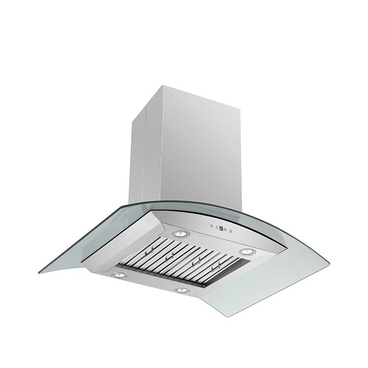 AP238-PSD-I Ducted Stainless Steel Island Mounted Range Hood