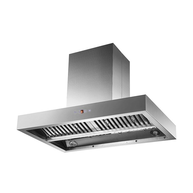 AP238-PSZ3-I36 Heavy Duty T-shaped Stainless Steel Island Hood